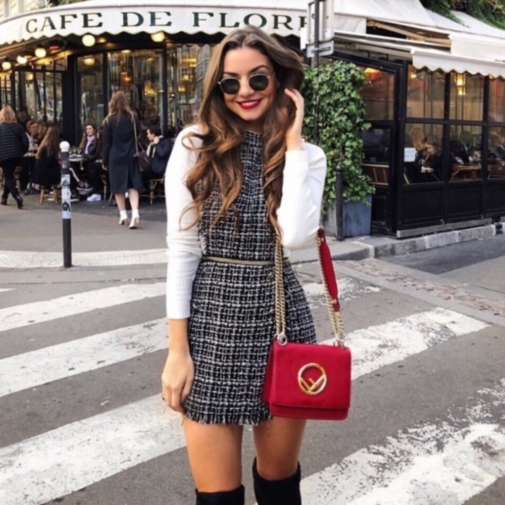 Zara Tweed Romper